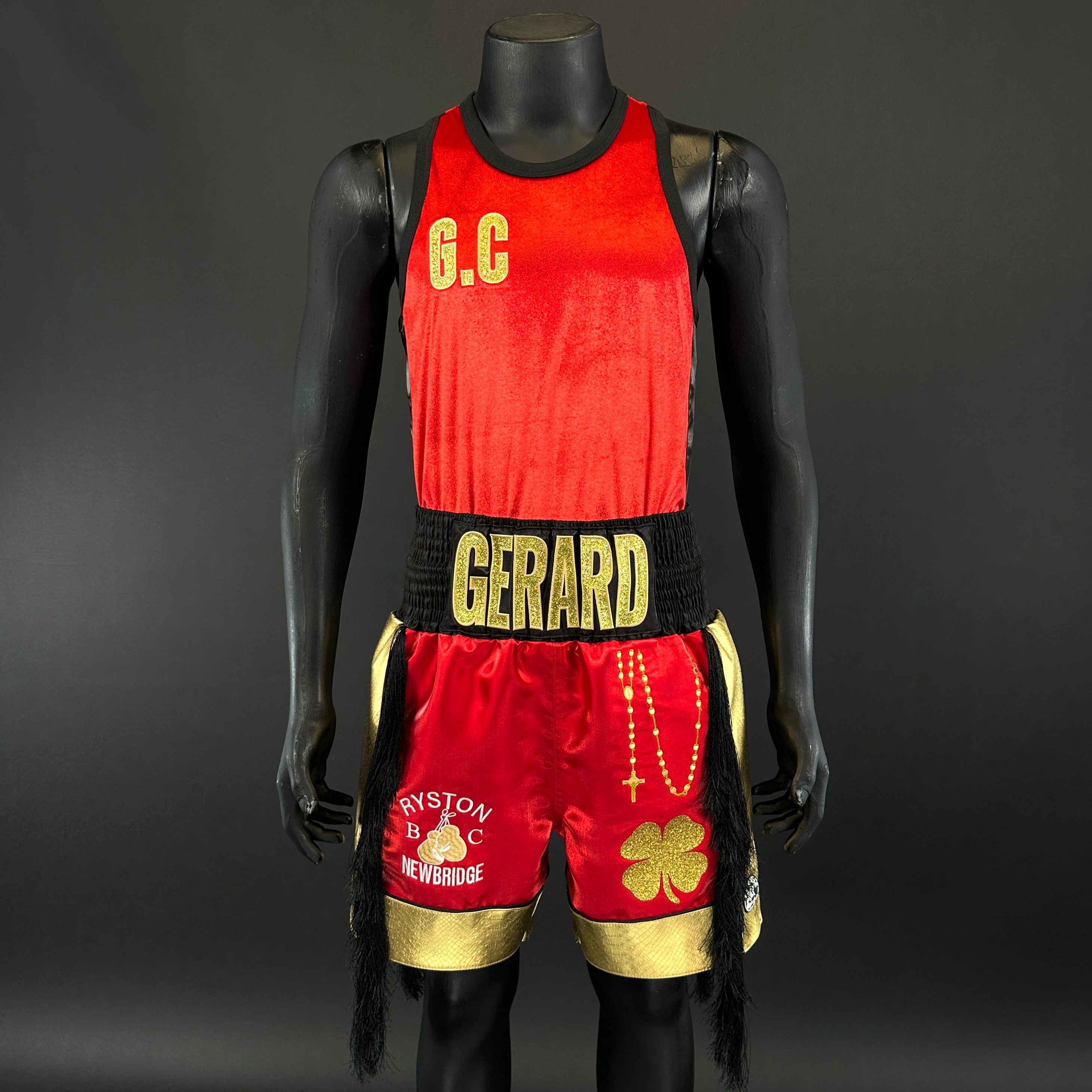 Panel Long Tassels BX marie 180890 Custom Boxing Shorts & Trunks